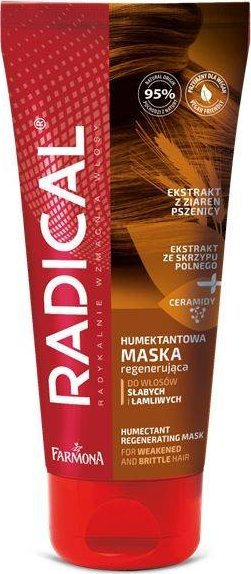 Maskë rigjeneruese flokësh Radical Humectant Regenerating Mask, hidratuese, 100 ml
