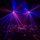 Efekt drite Light4Me Octaled, 3 në 1, LED RGBWA, lazer i kuq dhe jeshil, i zi