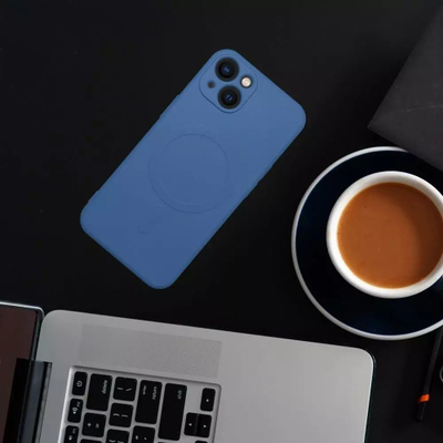 Kapotë telefoni Apple iPhone 14 Plus, MagSafe, dark blue