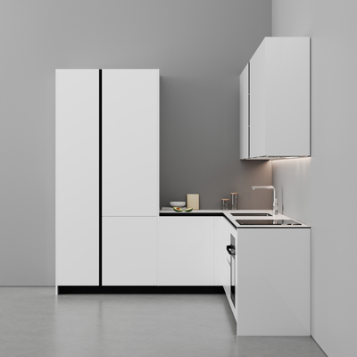 Kuzhinë IMMIGRAND SYSTEMS, Këndore, Bora White