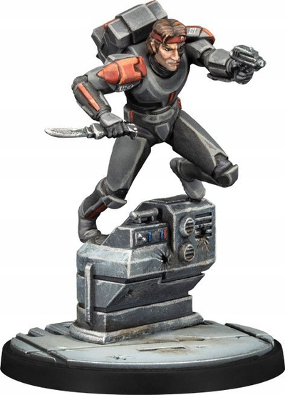 Lojë me miniatura Atomic Mass Games Star Wars Shatterpoint Clone Force 99 Squad Pack, zgjerim, për 2 vetë, 14+