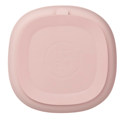 Pjatë silikoni për fëmijë b.box Silicone Plate, me kapak, me ndarje, jeshile sage