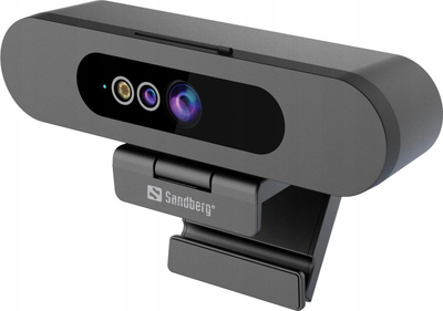 Kamerë web Sandberg Face-ID Webcam 2, Full HD 1080p, mikrofon stereo, e zezë