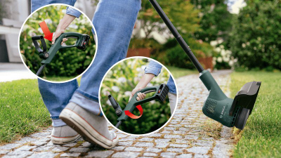 Trimer bari Bosch EasyGrassCut 18-26, 18V 2.5Ah, gjerësi prerje 26 cm, jeshil