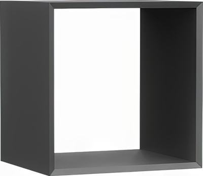 Ndarje rafti MALAX Anthracite Insert, panel i laminuar 16mm, për rafte modulare, anthracite