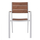 Kolltuk alumini BRONCA, 54.2×59×83.5 cm (HM5130.02), bardhë