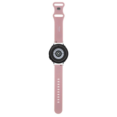 Rrip për smartwatch Hello Kitty Kitty Head, silikon, 20 mm, rozë