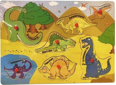 Puzzle druri Artyk DINOSAURS, me doreza, edukativ për kalamaj