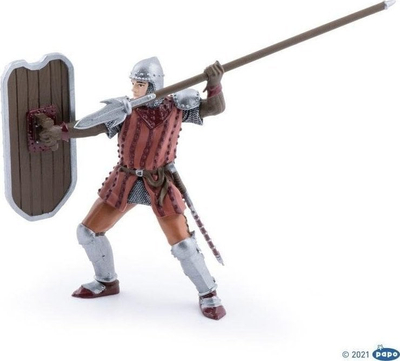 Figurë lodër Papo Knight with Spear, kalorës me shtizë, shumëngjyrëshe