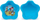 Pishinë edhe rërëpuse për kalamaj Injusa Mickey Mouse 20420, 2 pjesë, plastike, blu