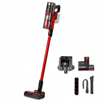 Fshesë vertikale Einhell TE-SV 18/270 Li, 18V, pa qese, e kuqe e zezë