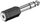 Përshtatës audio MicroConnect AUDANR, Jack 6.35mm në 3.5mm, i zi