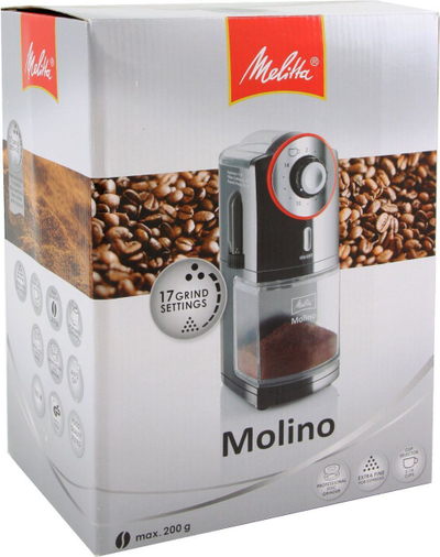 Bluarëse kafeje Melitta Molino, 100 W, e zezë