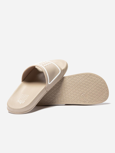 Shapka Abeba Footwear, rrip i gjerë, bezhë