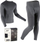 Set të brendshme termoaktive për meshkuj Nils Extreme BTZ0060 Ragnar, S M, gri