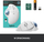 Maus Logitech ERGO, wireless, Bluetooth, USB, i bardhë
