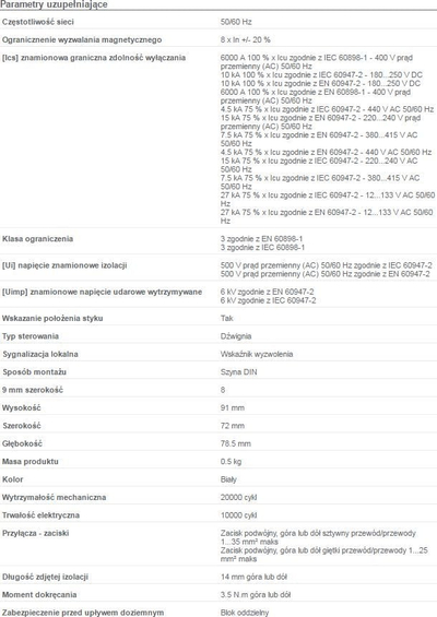 Automat mbrojtës Schneider Electric Acti 9 iC60N A9F04432, 4 polësh, 32A, 6kA, i bardhë