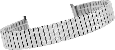 Rrip ore KEMER Belt Bracelet 130S, elastik 12 deri 16 mm, ngjyrë argjendtë