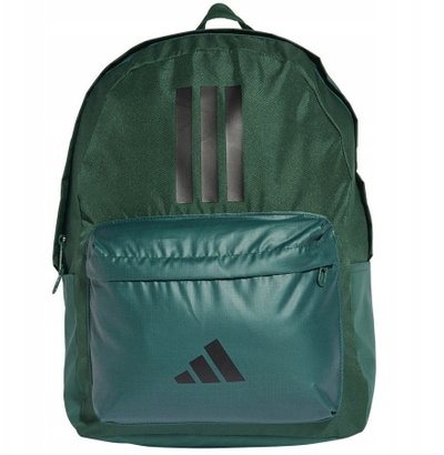 Çantë shpine Adidas Classic Bars IS7044, hapësirë për laptop, jeshile