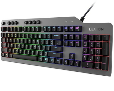 Гејминг тастатура Lenovo Legion K500, механичка Red Switch, RGB, црна