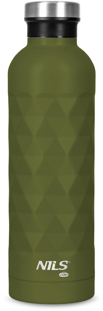 Shishe termike Nils Camp NC3805, 750ml, çelik inox, e gjelbër
