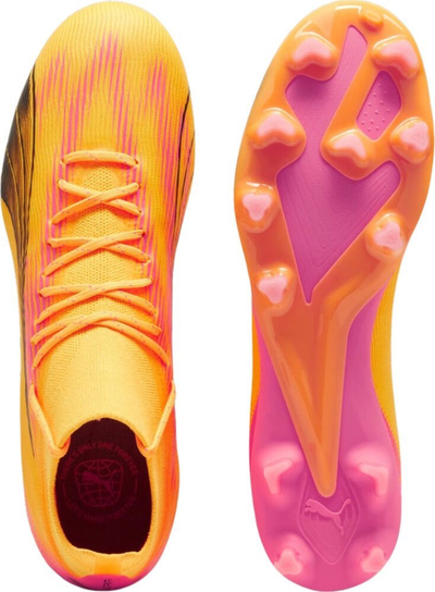 Këpucë futbolli Puma Ultra Pro FG AG M 107750 03, SpeedPlate, GripControl Pro, shumëngjyrëshe