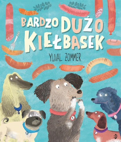 Libër për fëmijë Very Many Sausages, aventurë me qen, humor dhe mister, shumëngjyrësh