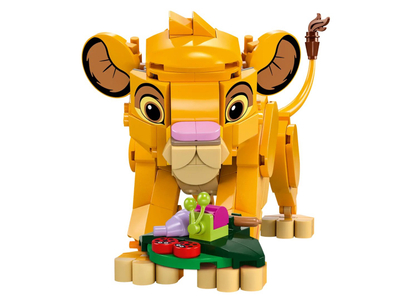 Lodër LEGO Disney The Lion King Simba 43243, figurë ndërtuese, 222 pjesë, shumëngjyrëshe