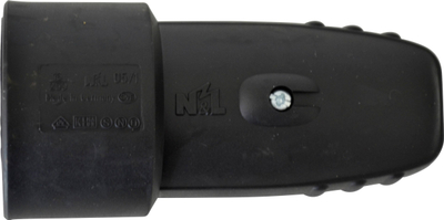 Kapak prizë gome N &amp; L 11390, 230V, IP20, i zi