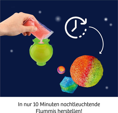 Експериментален сет Fun Science Bouncing Balls, скокачки топчиња, топче што свети во темнина, многубојно