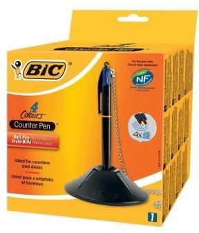 Stilolaps Bic Self-Adhesive, 4 ngjyra, i kaltër