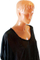 Туника за плажа BQ49A, шифон, 65cm, црна