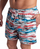 Shorce plazhi Arena Water Prints Beach Boxer, për meshkuj, i bardhë turkez