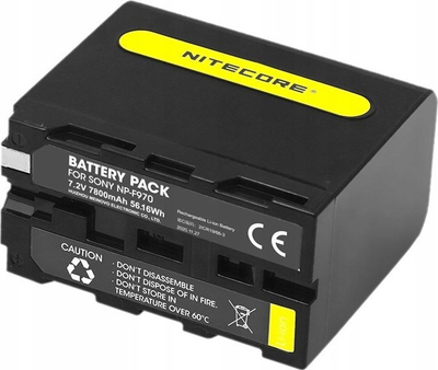 Bateri e rikarikueshme Nitecore NP-F970, Li-ion, për pajisje Sony