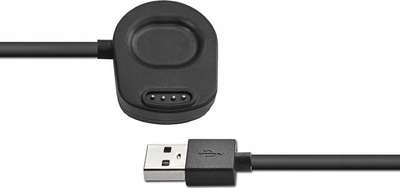 Kabllo karikimi Akyga AK-SW-55, USB, 1m, për Suunto 7, e zezë