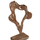 Dekor tavoline teak whitewash 26×16×70 cm (HM7715)