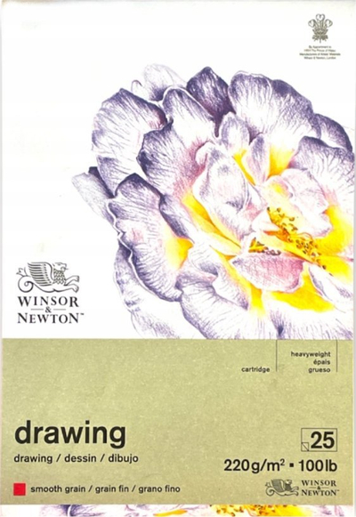 Bllok vizatimi Winsor &amp; Newton Drawing, A3, 220g, i bardhë