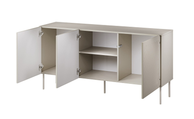 Komodë Siena Chest of Drawers, 150.5x40x75 cm, matt, ngjyrë cashmere