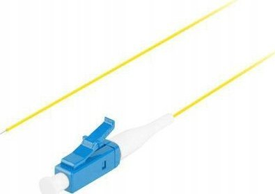 Pigtail fibër optike Lanberg SM LC UPC, 9/125 G657A1, 2m, e verdhë