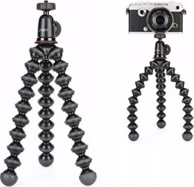 Флексибилен статив Joby GorillaPod 1K Kit, капацитет 1 kg, со 3D глава, црн