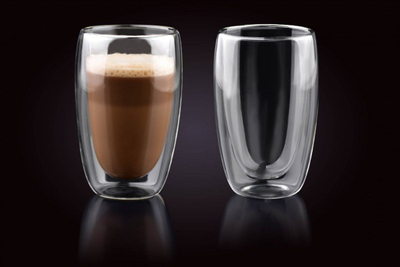 Set gotash termike Affek Design Peter, 2 copë, 450 ml, qelq borosilikat transparent