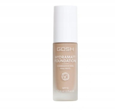 Fondatinë Gosh Hydramatt Vegan 010N, SPF 15, 30ml