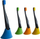 Mbajtëse furçash dhëmbësh Promis Double Stand, për 2 furça, bioplastikë, blu