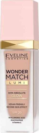 Фондација Eveline Wonder Match Lumi 20 Nude, SPF 20, 30 ml