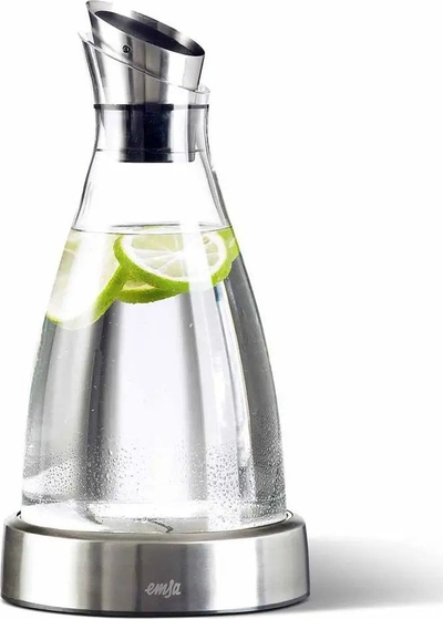 Termos Emsa Flow, 1L, çelik inox me xham, transparent