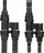Lidhës solar MC4 Splitter T Type, 2x, për panele fotovoltaike