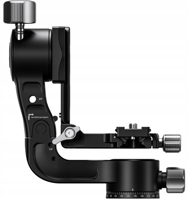 Kokë tripiodi Leofoto PG-2 Gimbal, 2 akse, për teleobjektiva, e zezë