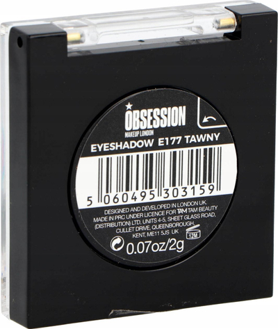 Hije sysh Makeup Revolution Obsession E177 Tawny, pluhur, 2 g