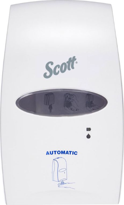 Dispenser automatik sapuni Scott MOD 92147, me sensor pa prekje, 1.2L, i bardhë