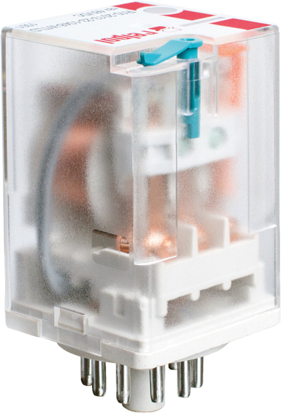Relè industriale Schneider Electric R15-2013-23-1048-WTLD, 3P 10A, 48V DC, transparente